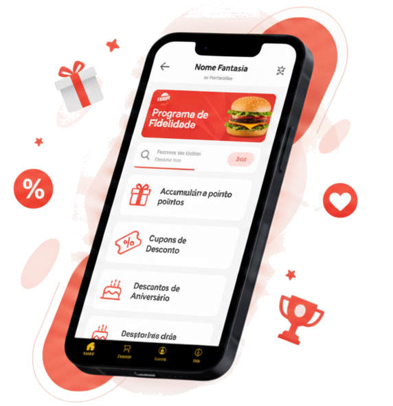 Programa de fidelidade e cupons de desconto no cardápio digital